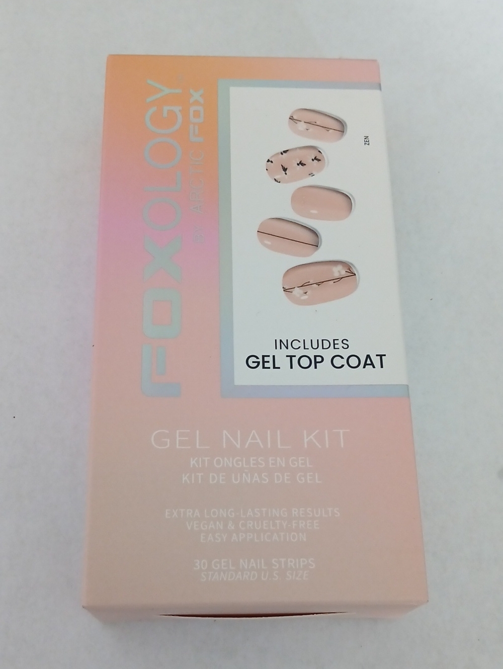 Foxology Semi Cured Gel Nail Strips Kit- Zen